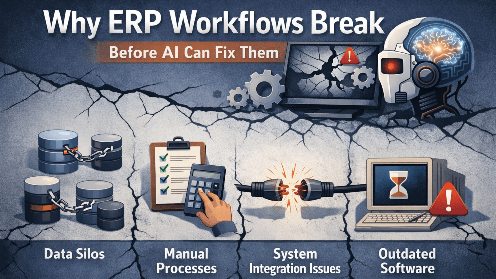 Why ERP Workflows Break Before AI Can Fix Them